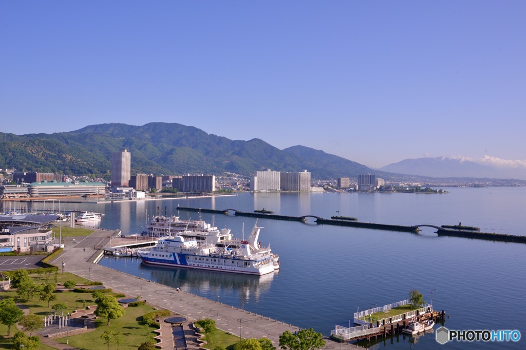 琵琶湖ホテルからの眺め