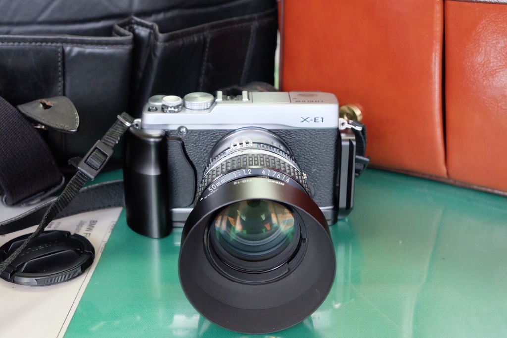 FUJIFILM X-E1+Ai-S nikkor 50mm/F1.2