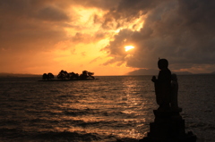 夕焼け　３