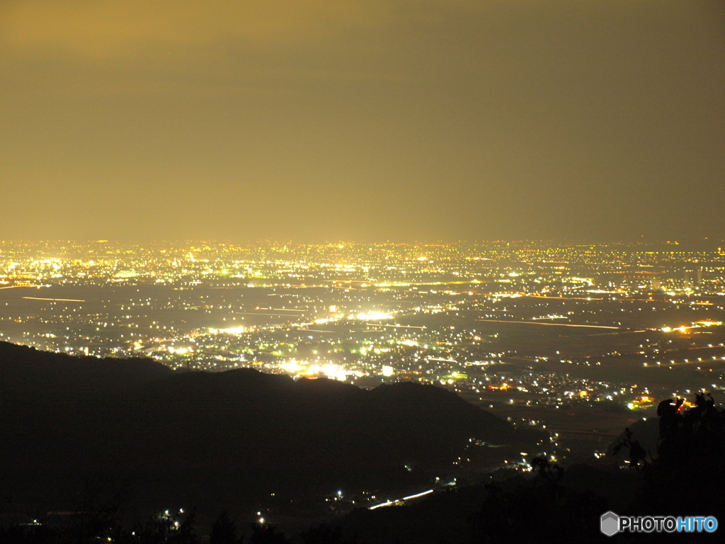 キャンプ場からの夜景～♪