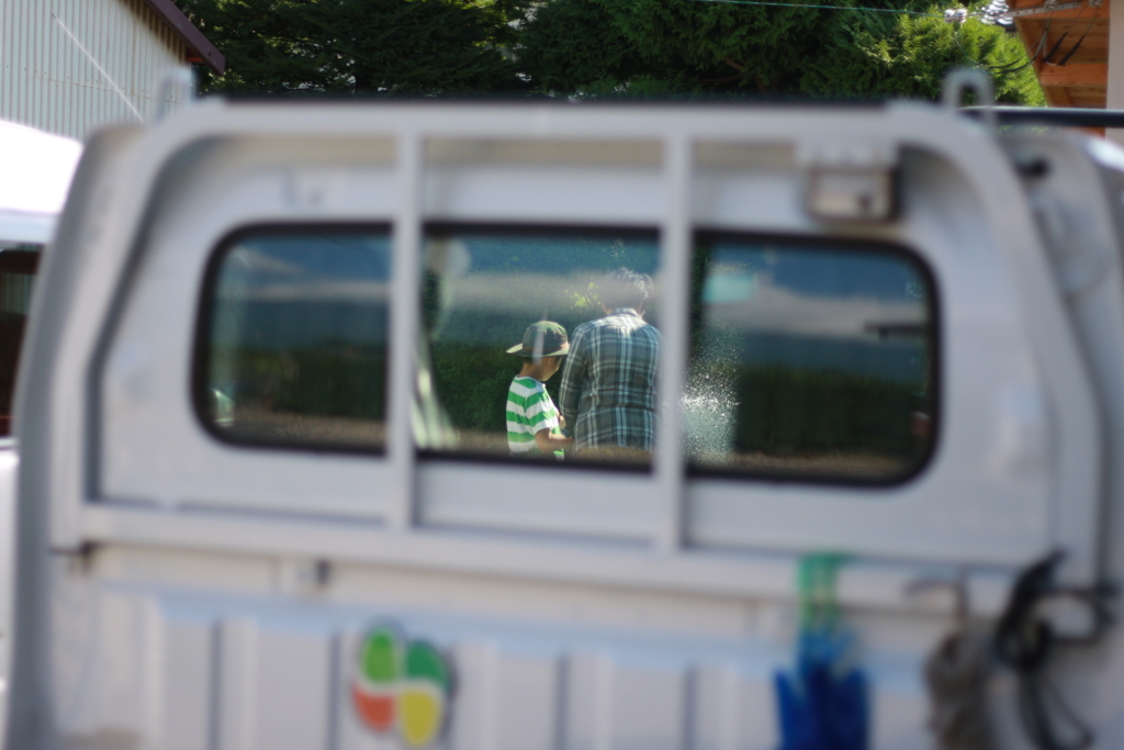 孫と一緒に