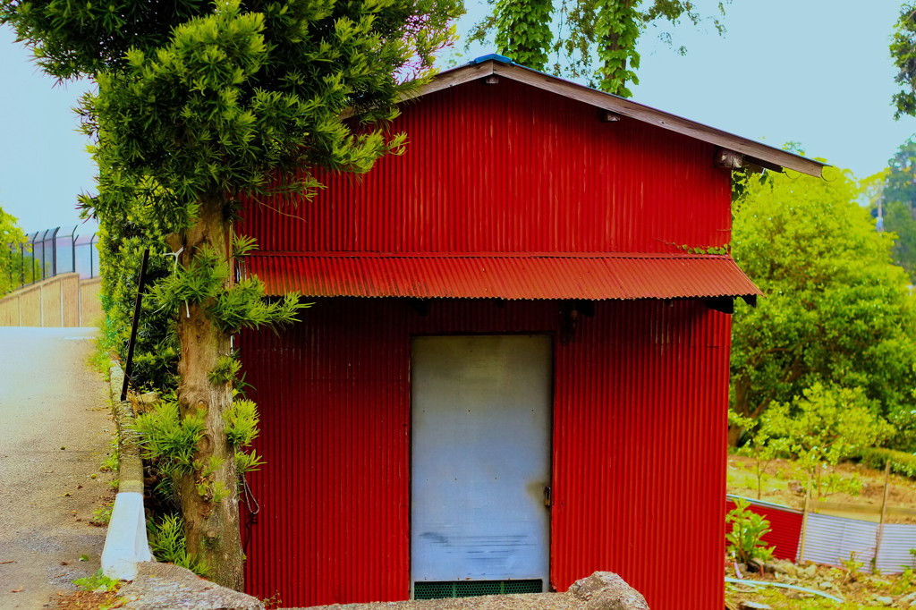 納屋の有る風景