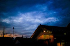 夕暮れ