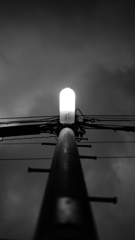 雨雲の下にも、光。