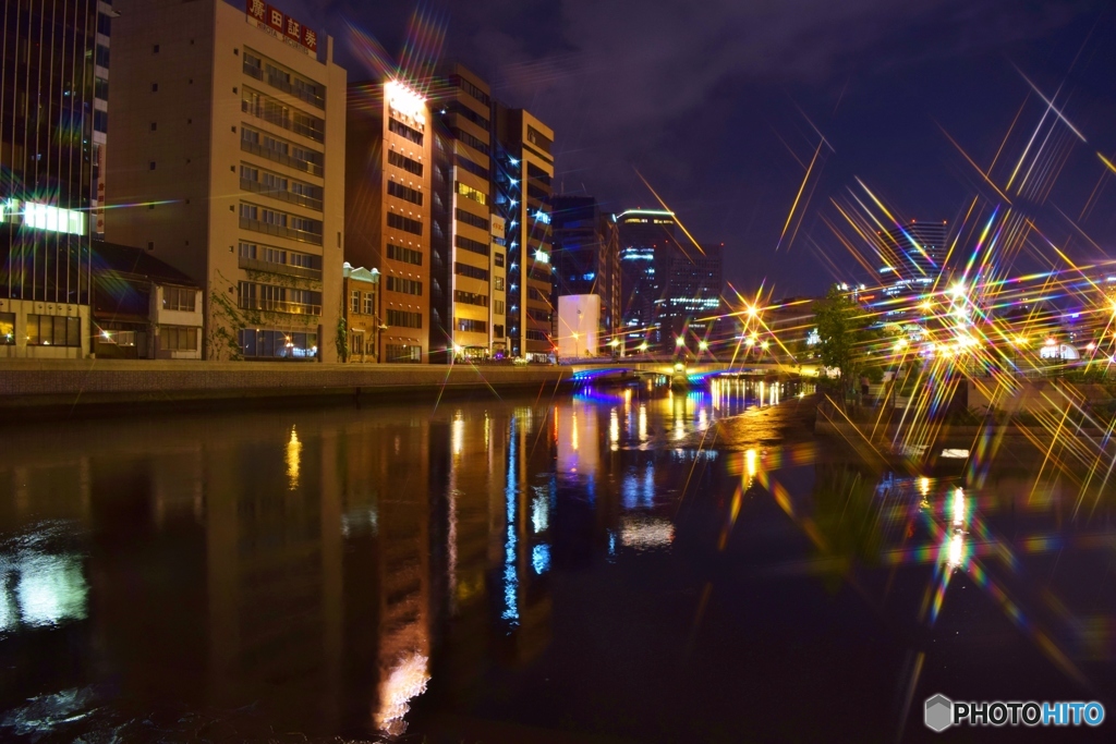 大阪中之島の夜景