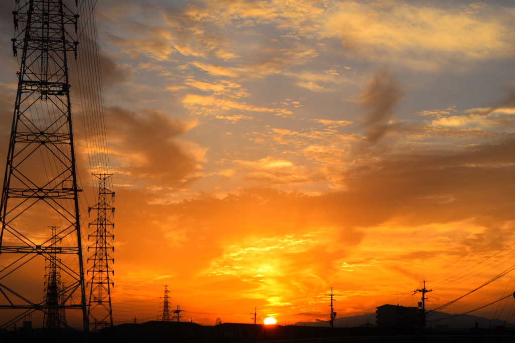 久し振りの夕景