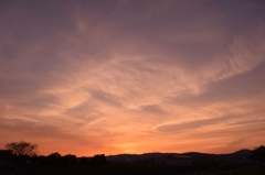 今日の夕景