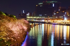 水都大阪（中之島）天神橋からの風景