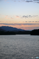 津久井湖の夕暮れ3