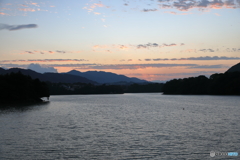 津久井湖の夕暮れ4
