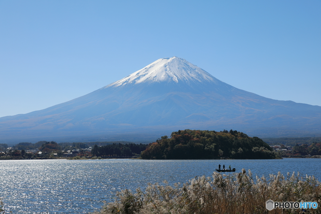 富士山と河口湖2