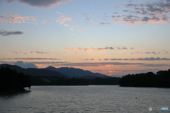 津久井湖の夕暮れ6