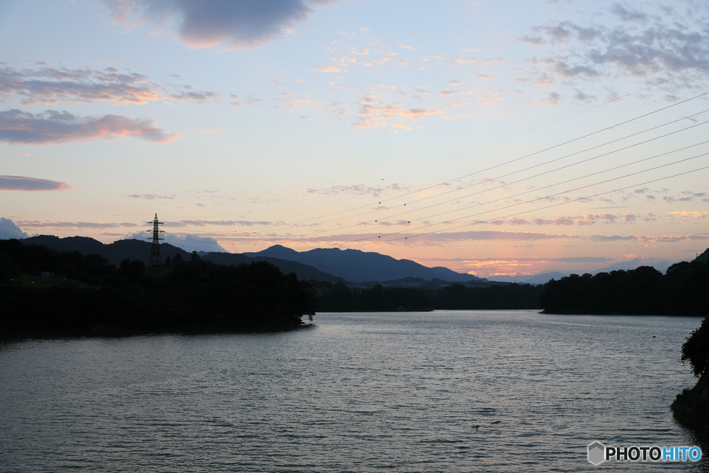 津久井湖の夕暮れ10