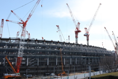 東京五輪まで９００日 新国立競技場②