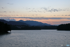 津久井湖の夕暮れ1