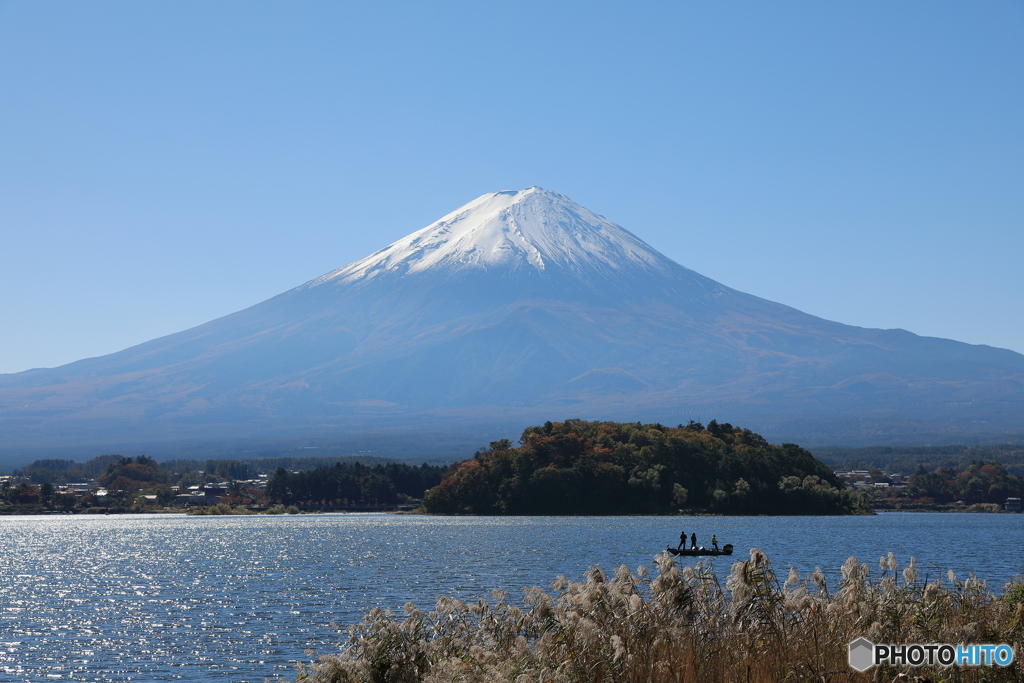 富士山と河口湖3