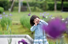 花菖蒲園にて前撮り①