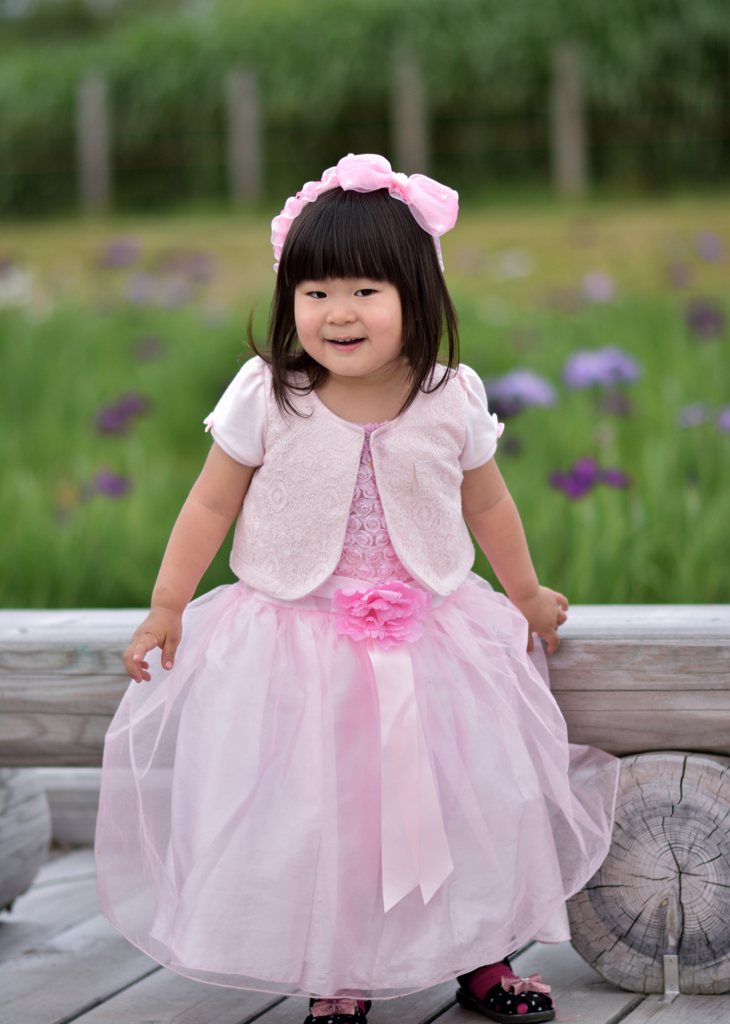 花菖蒲園にて、本番②