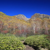紅葉の焼岳