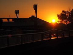 木枯らし1号の夕刻
