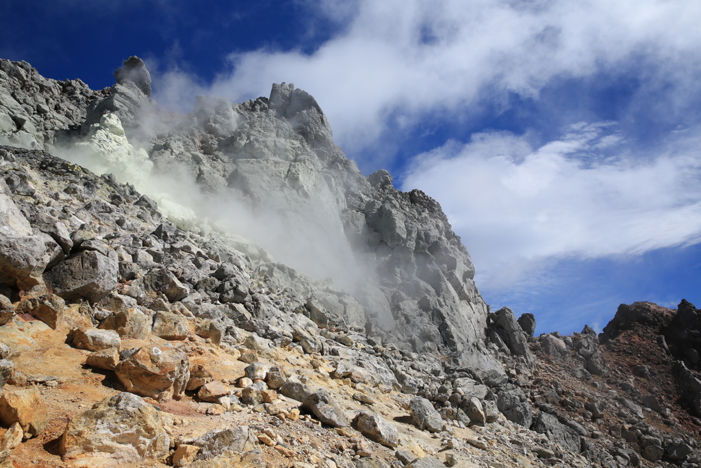 活火山 焼岳