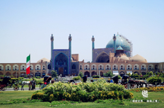 イスファハン、イランの広場
