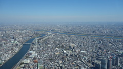 スカイツリーからの街並み