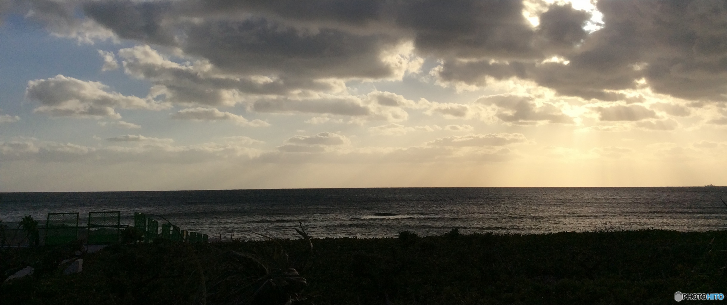 瀬長島の夕陽