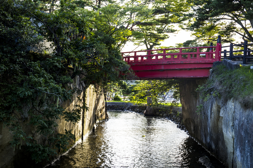 松島五大堂赤い橋