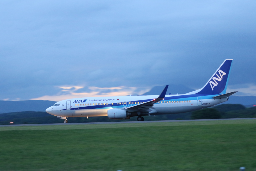 今日はB738