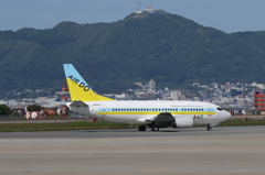 函館山をバックに。