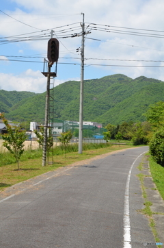 備前矢田駅付近信号  片鉄ロマン街道10