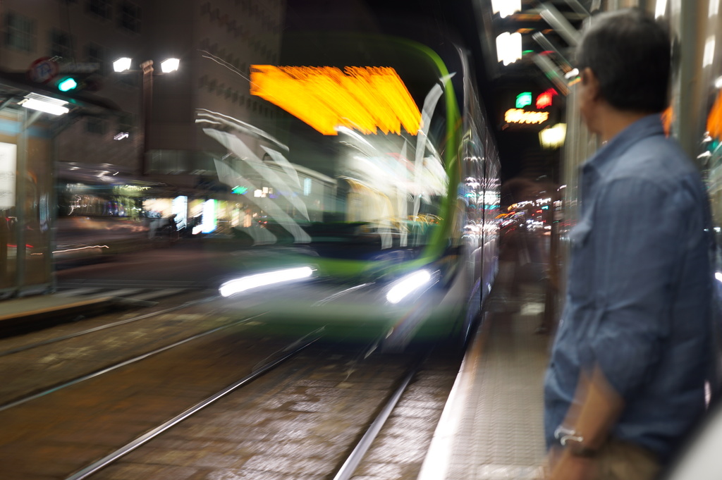 電車がくるよ！！