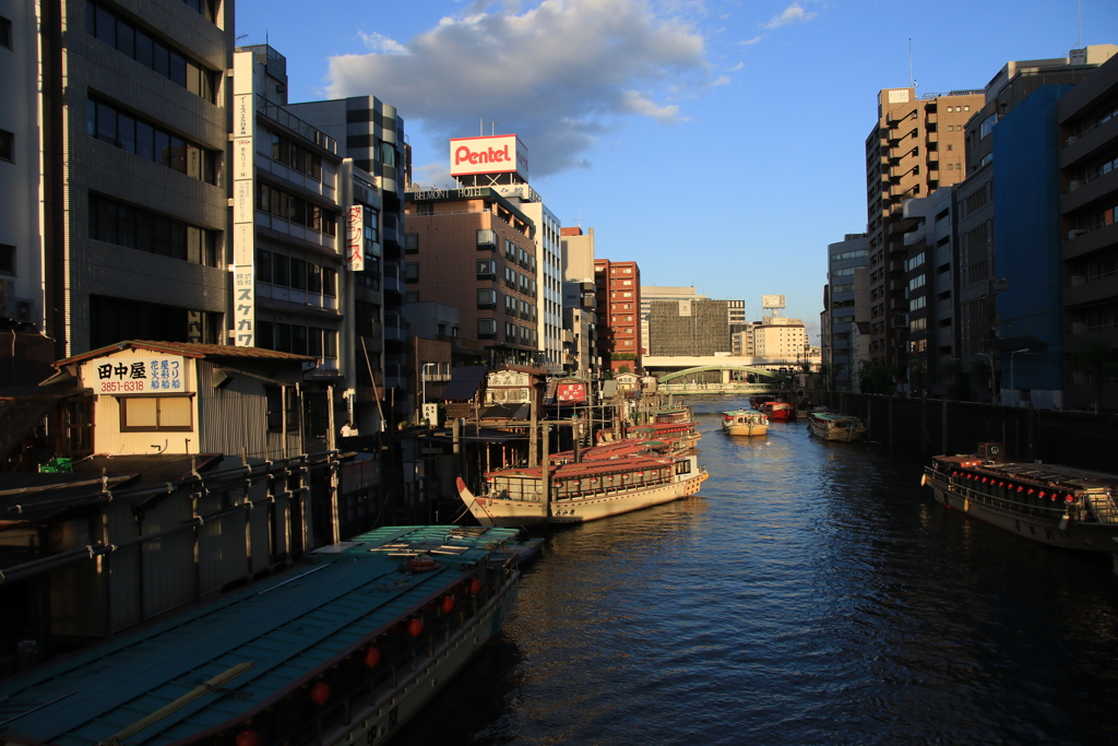 神田川の船溜まり