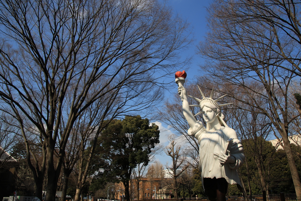 上野恩賜公園・自由の女神