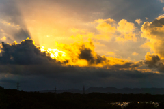 夕日を撮りたかったんですが、、、