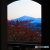展望窓から鳥海山を撮ってみた