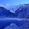 霧氷と穂高岳