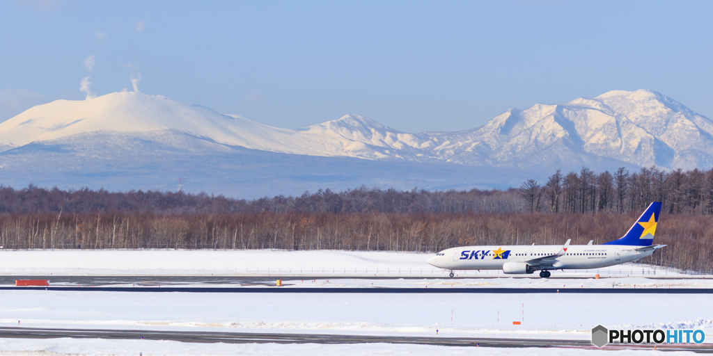 樽前山とSKYMARK