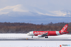 樽前山とAirAsia