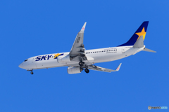 SKYMARK 着陸態勢