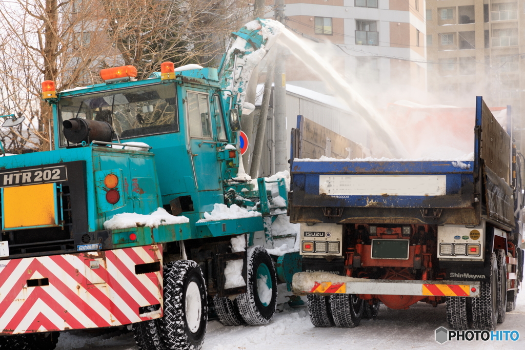 排雪作業