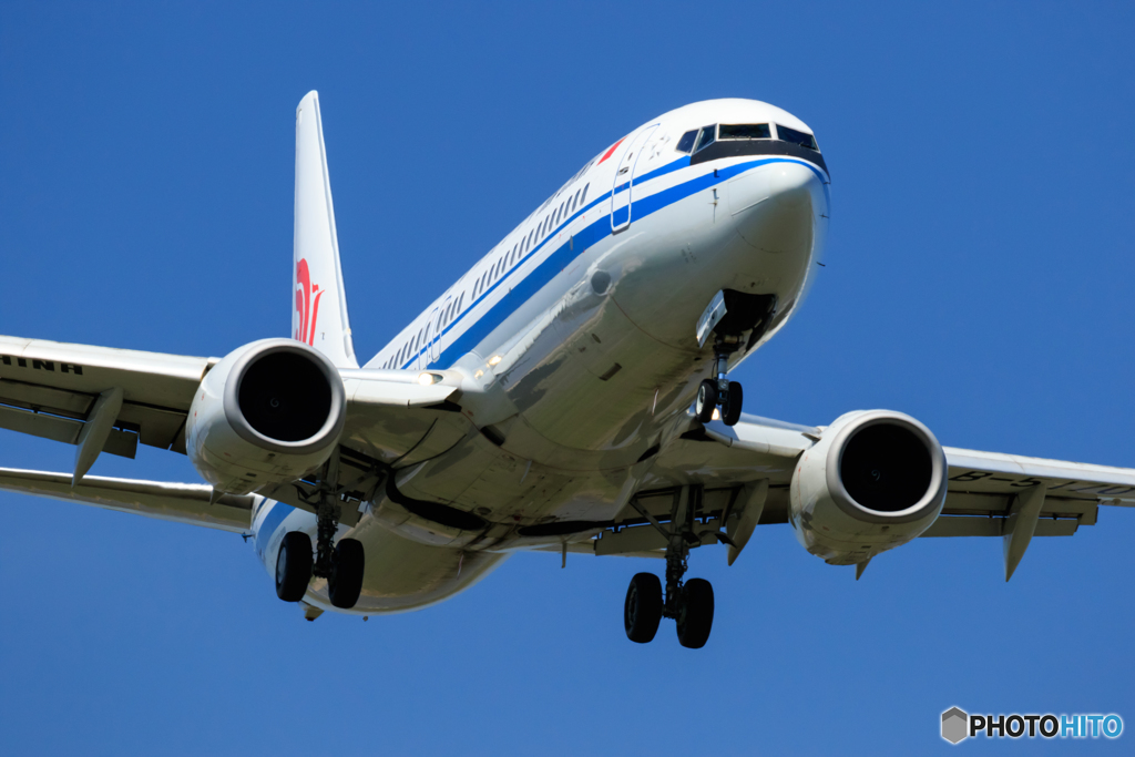 AIR CHINA 着陸態勢