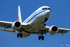 AIR CHINA 着陸態勢