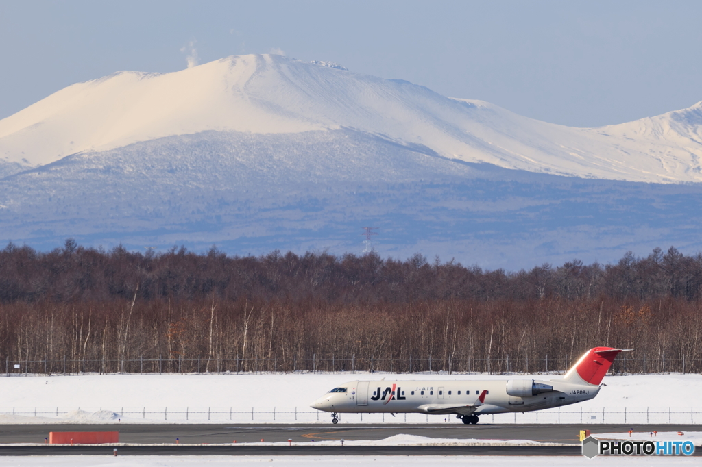 J-AIRと樽前山