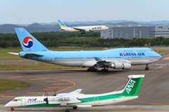 ANAとKOREANとAIR DOと