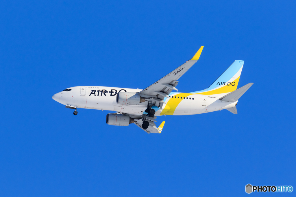 AIR DO B737 着陸態勢