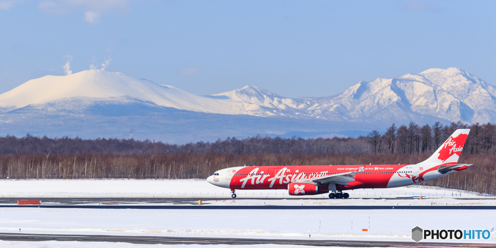 樽前山とAirAsia