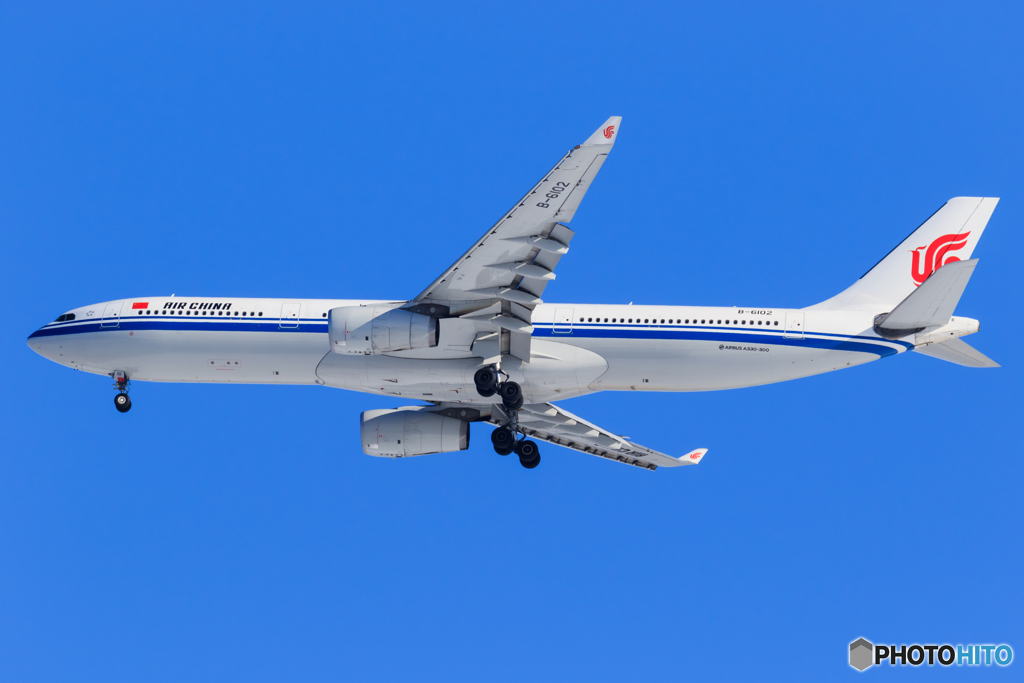 AIR CHINA 着陸態勢