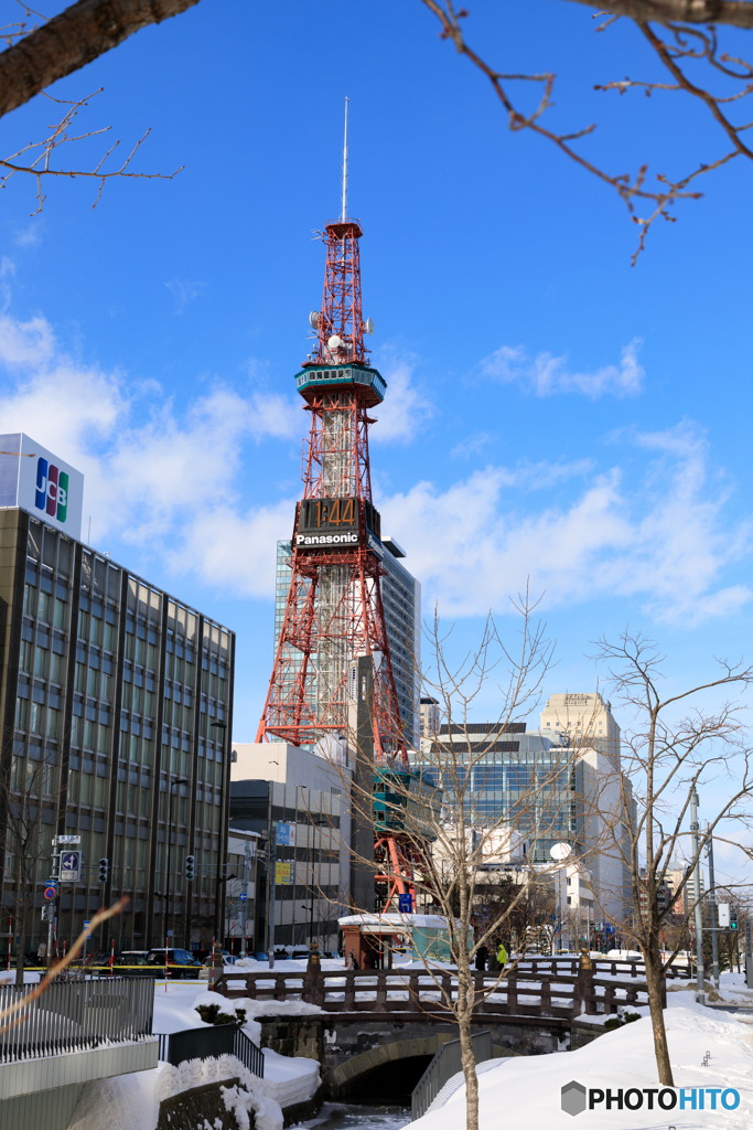 創成橋とテレビ塔